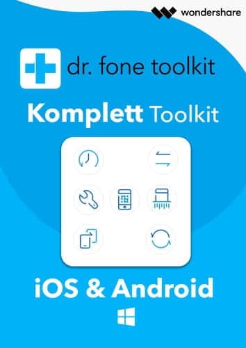 Wondershare Dr.Fone Full Toolkit Mac OS 5 Geräte / 1 Jahr