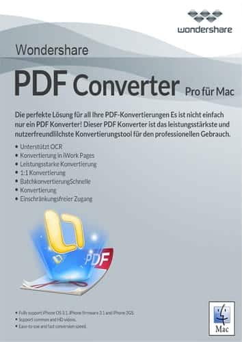 Wondershare PDF Converter Pro Mac