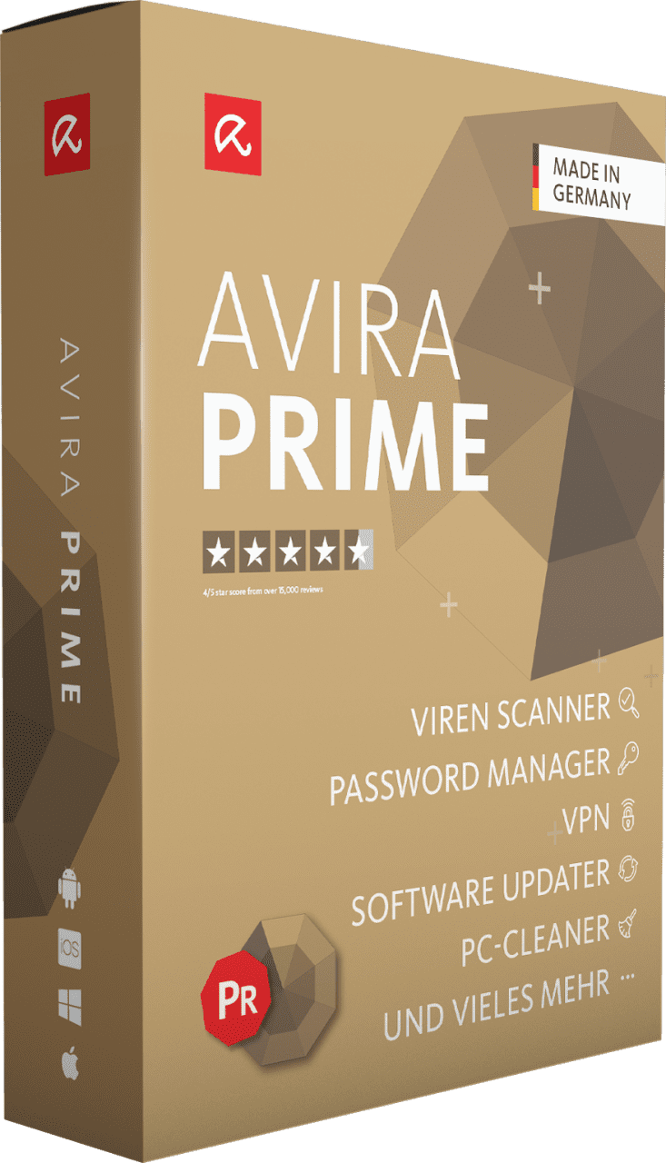 Avira Prime 2022 25 Geräte 2 Jahre