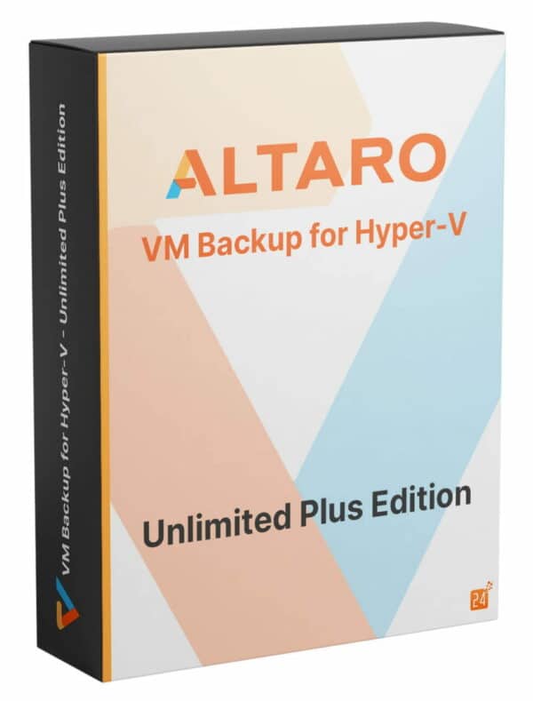 Altaro VM Backup for Hyper-V - Unlimited Plus Edition Verlängerung 1 Jahr Maintenance