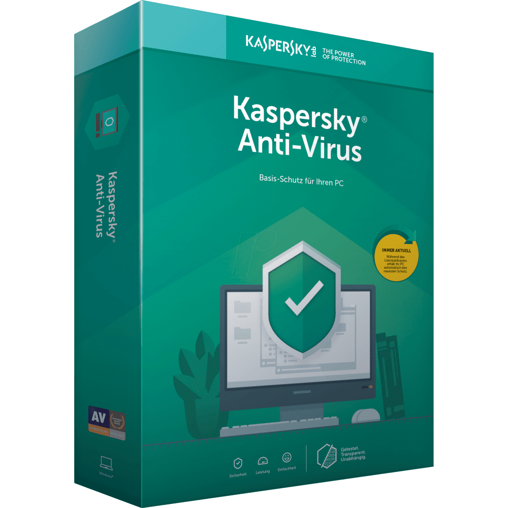 Kaspersky Anti-Virus 2023 Upgrade 3 Geräte 2 Jahre