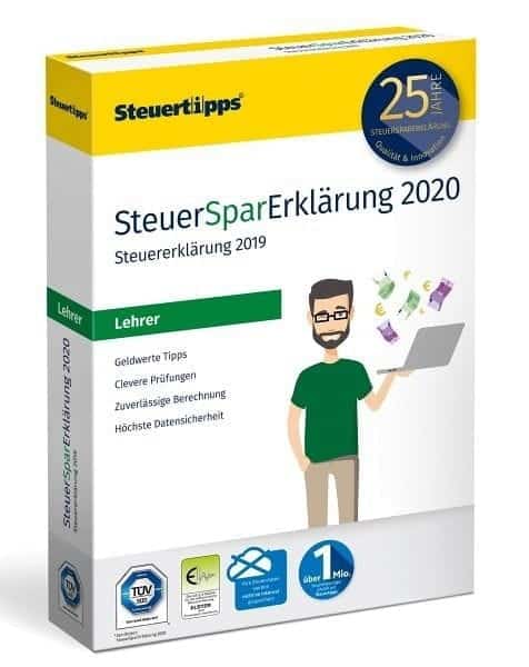 SteuerSparErklärung für Lehrer 2020 Mac OS