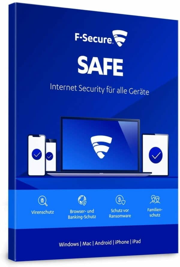 F-Secure Safe Internet Security 10 Geräte / 1 Jahr