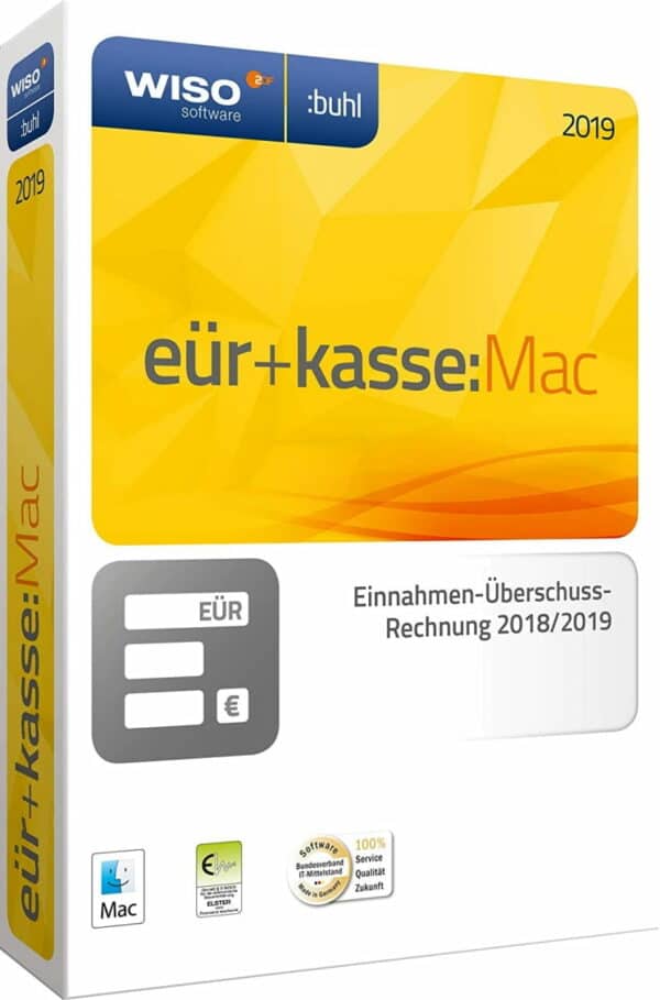 WISO EÜR + Kasse:MAC 2019