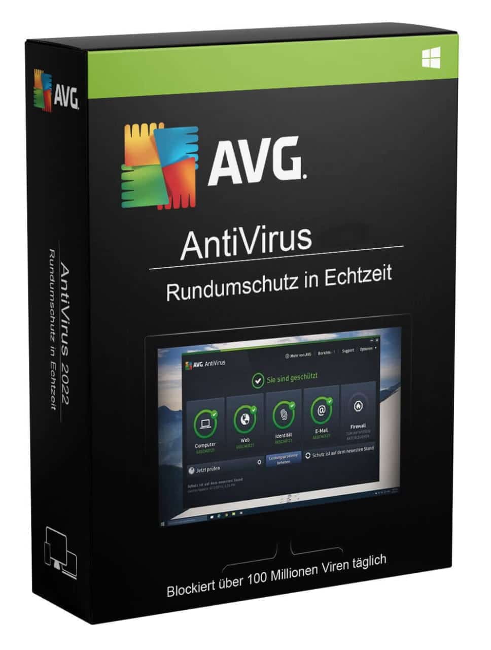 AVG Antivirus 2023 1 Gerät 3 Jahre