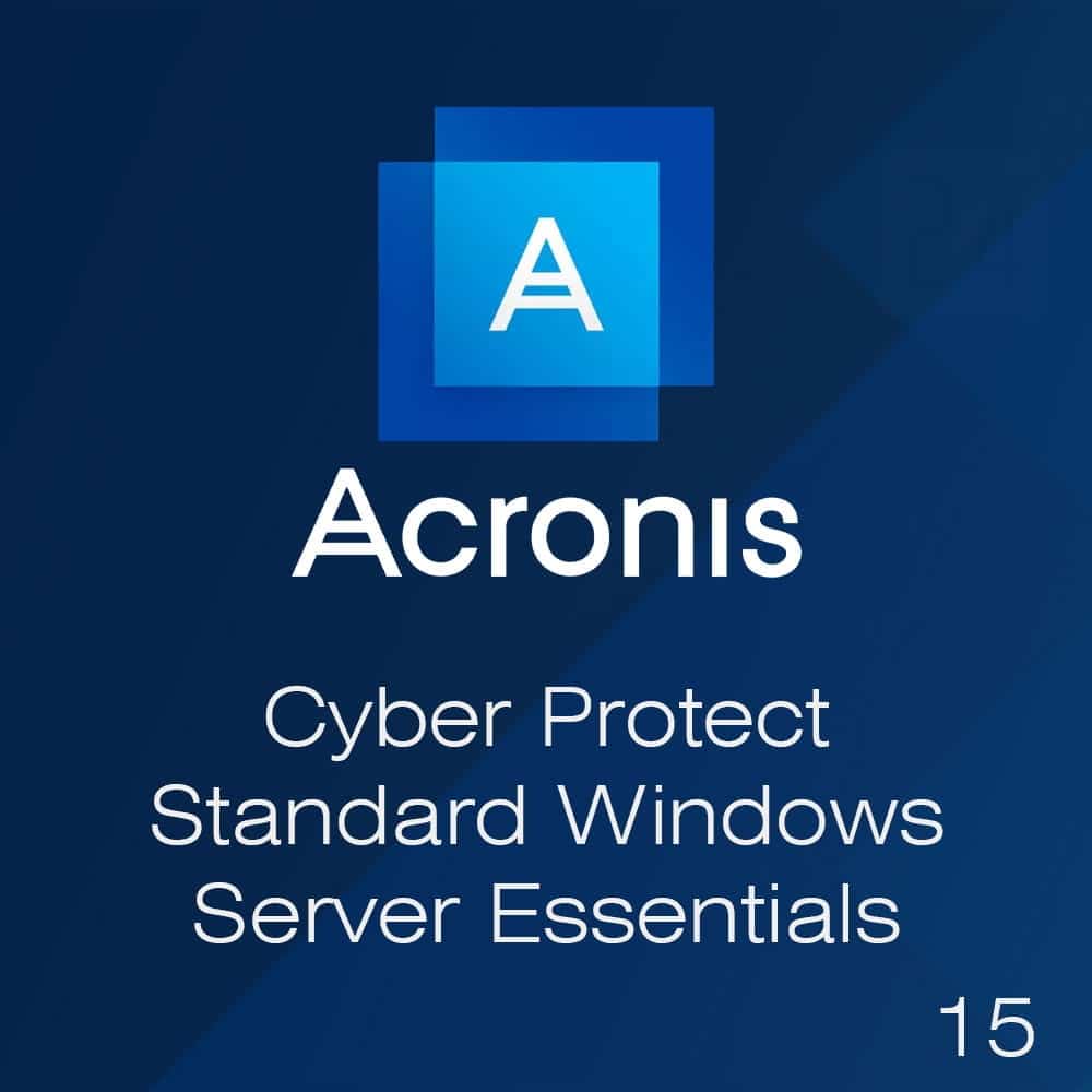 Acronis Cyber Protect Standard Windows Server Essentials 1 Jahr Neukauf