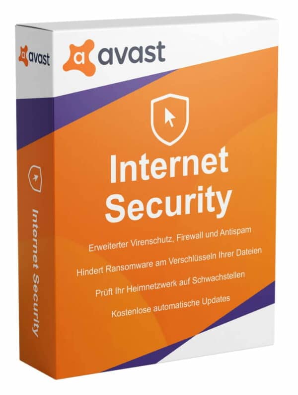 Avast Internet Security 2023 1 Gerät 2 Jahre