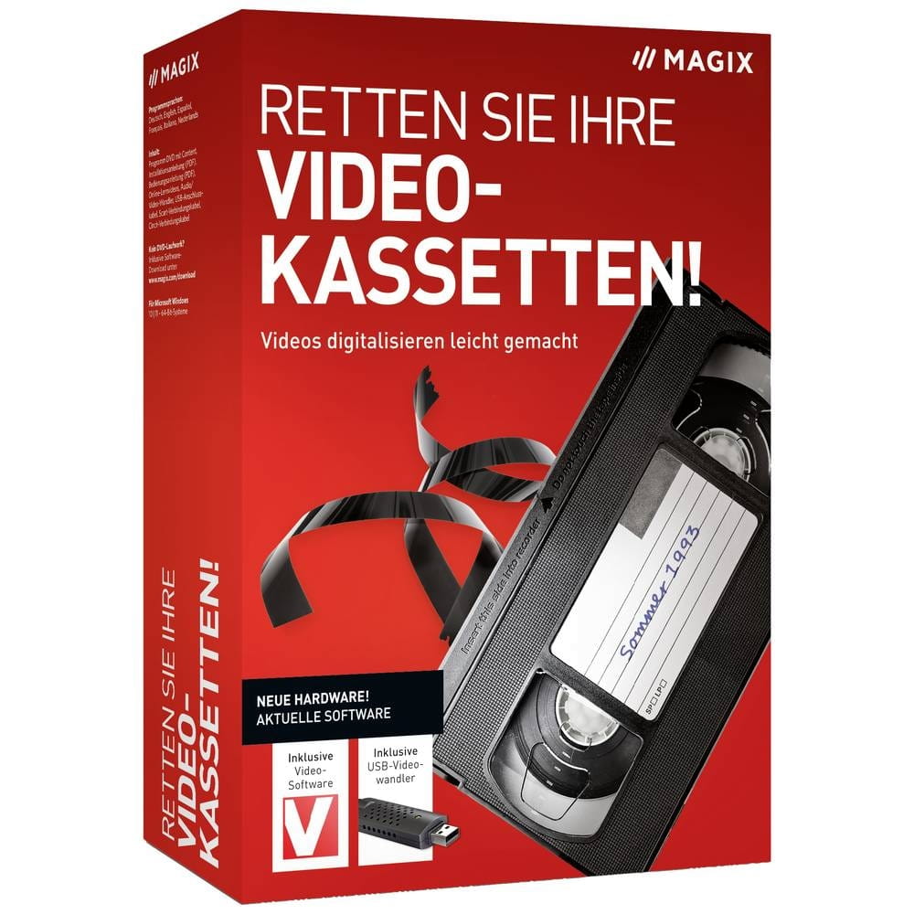 MAGIX Retten Sie Ihre Videokassetten! 2023