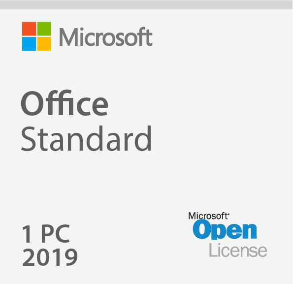 Microsoft Office 2019 Standard Open License