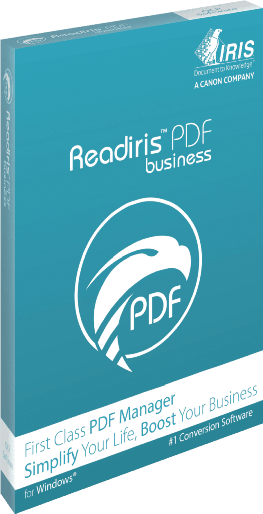 Readiris PDF 22 Business 50 - 249 User Academic & Public