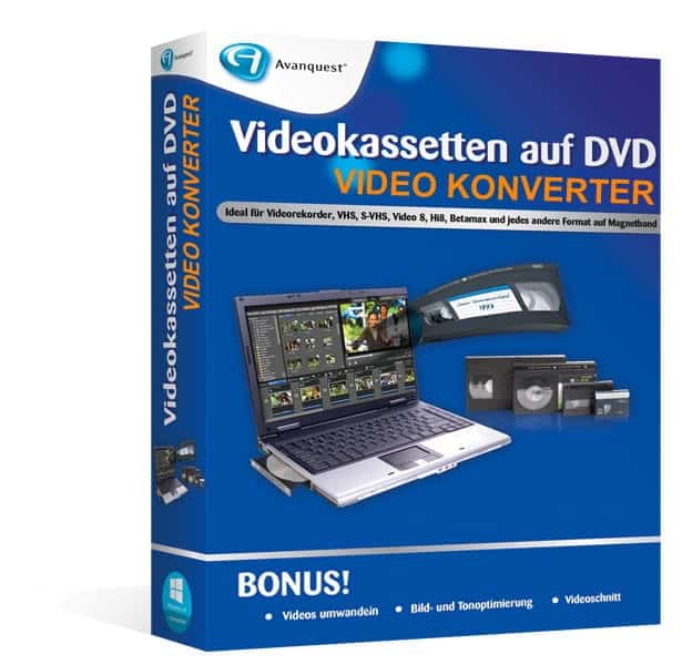 Videokassetten auf DVD – Video Konverter Software