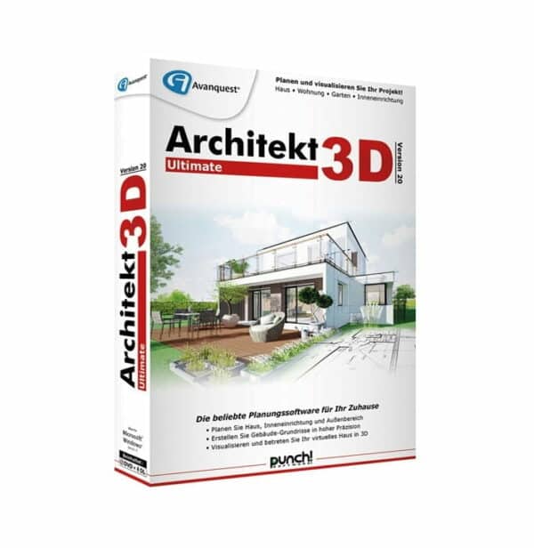 Avanquest Architekt 3D 20 Ultimate Mac OS Englisch