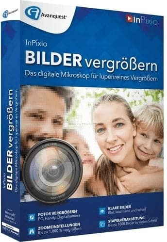 InPixio Bilder vergrößern