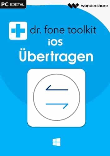 Wondershare Dr.Fone Phone Transfer iOS & Android Windows 5 Geräte / 1 Jahr