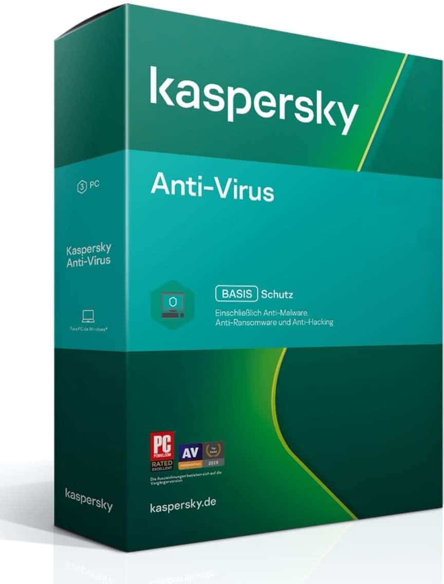 Kaspersky Anti-Virus Upgrade 3 Geräte / 1 Jahr