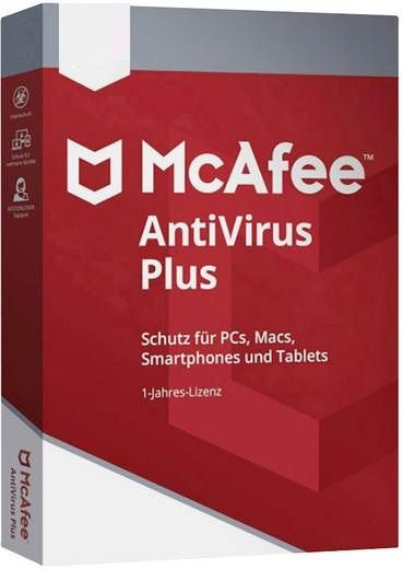 McAfee Antivirus Plus 3 Geräte / 1 Jahr