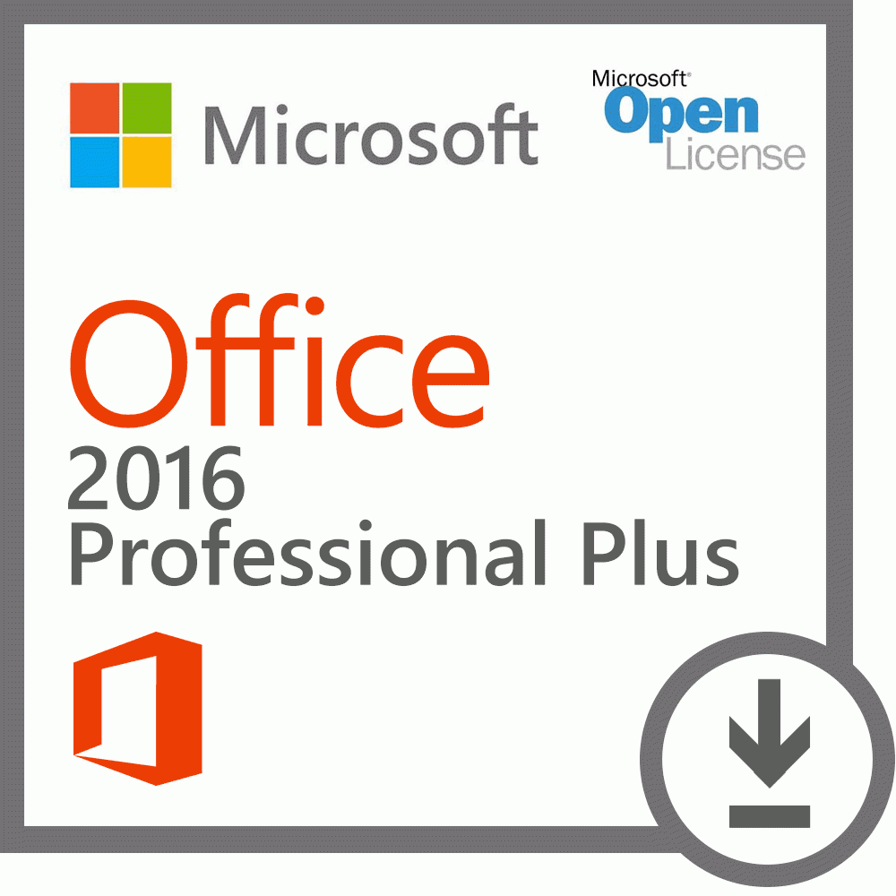 Microsoft Office 2016 Professional Plus Open License Terminalserver