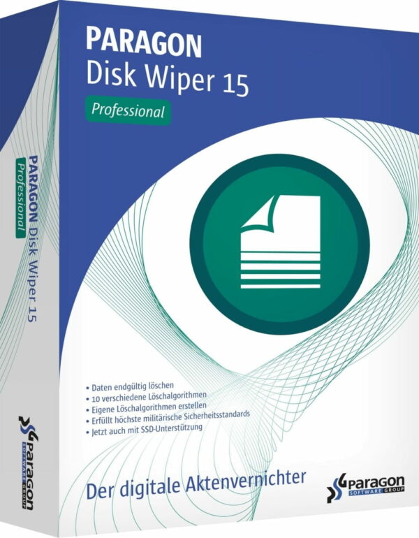 Paragon Disk Wiper 15 Professional