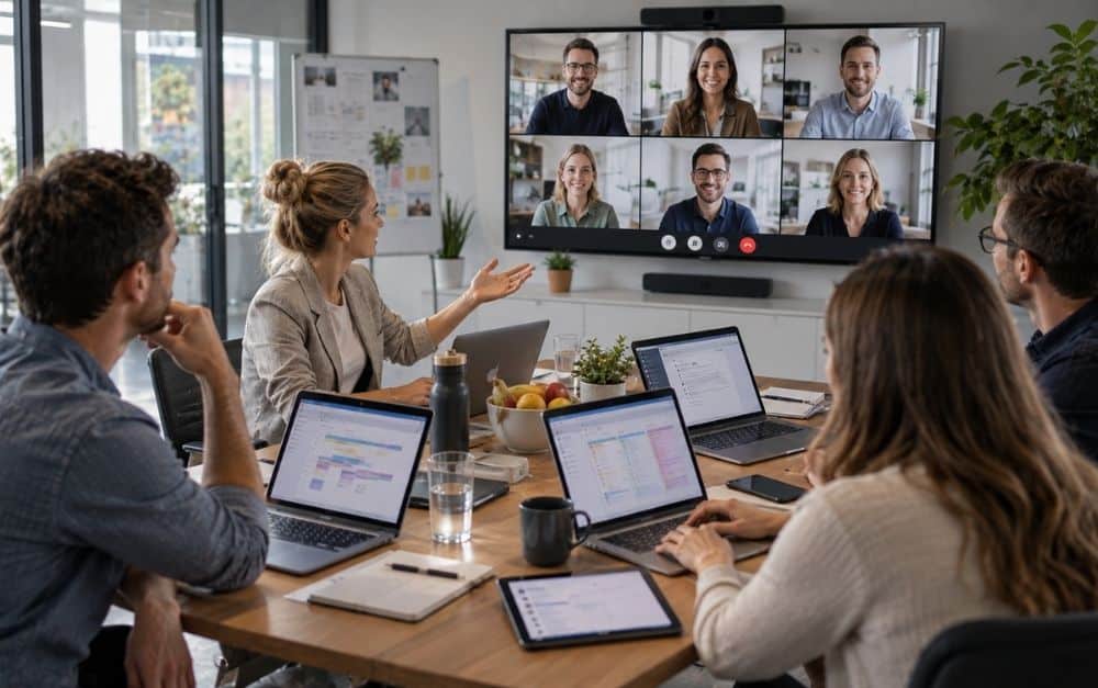 Software für hybride Arbeitsmodelle: Auf welche Tools Unternehmen 2026 wirklich setzen